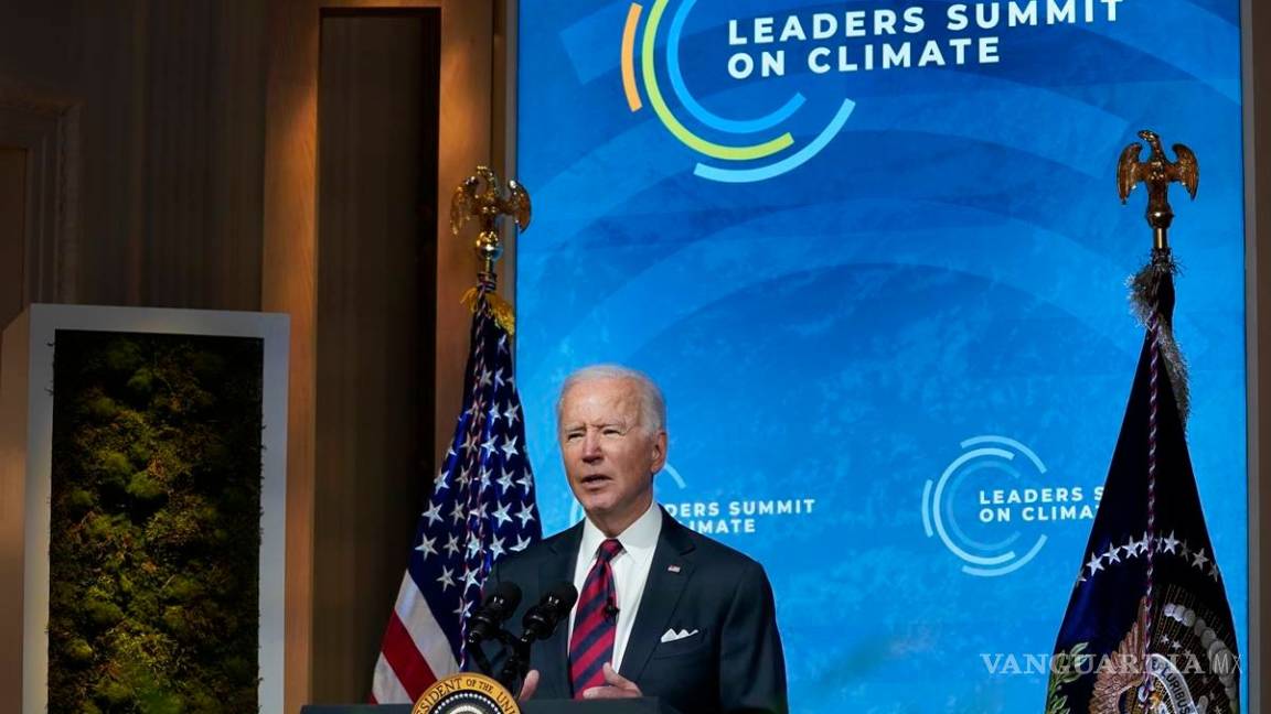 Joe Biden afirma que EU &quot;no esperará&quot; para abordar el cambio climático
