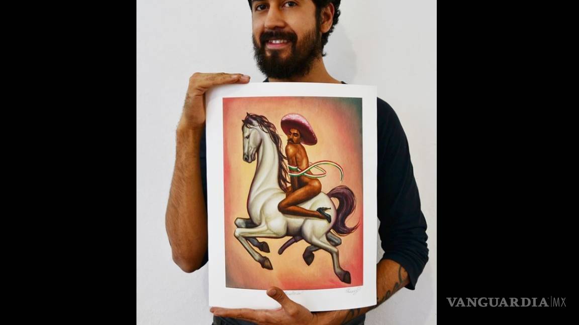 $!No queman pintura de Zapata pero sí golpean a jóvenes gays; esta comunidad convoca a protestar en Bellas Artes
