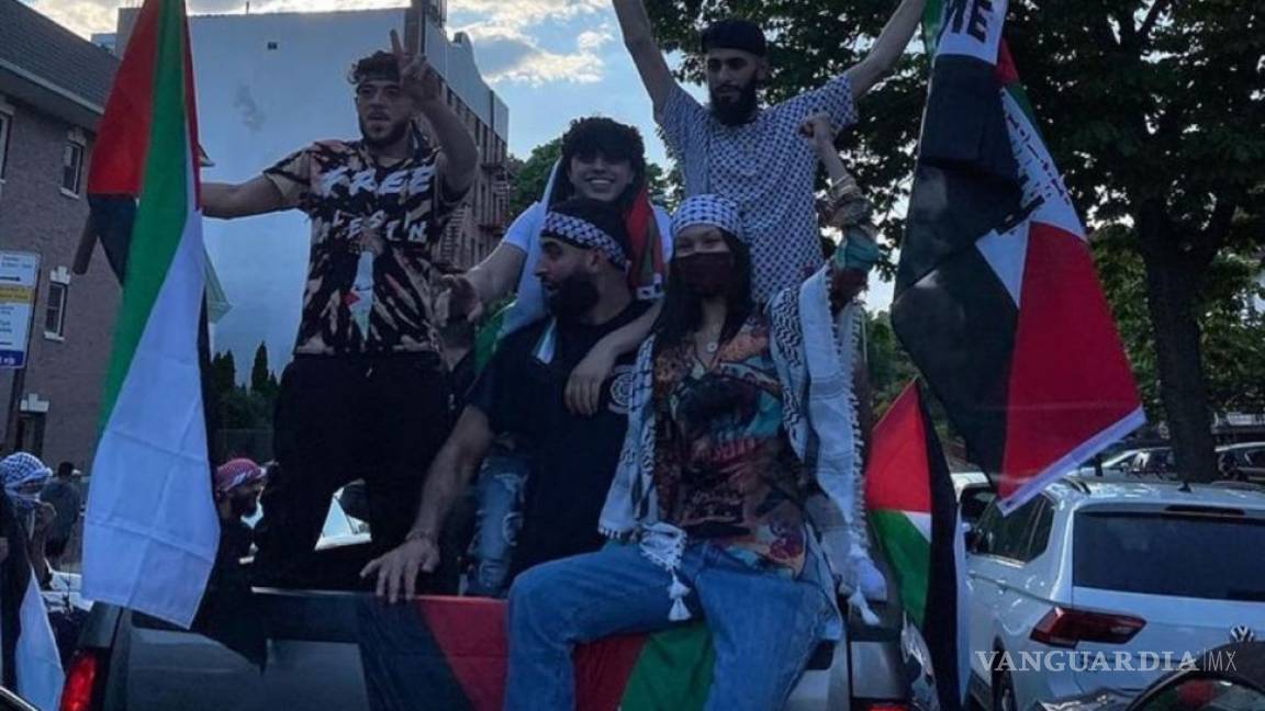 Bella Hadid protesta a favor de Palestina; debería avergonzarse, dice Israel