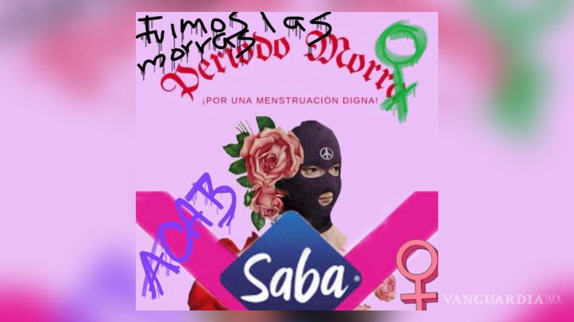 Colectivos feministas señalan a Saba por lucrar con donativos de toallas sanitarias