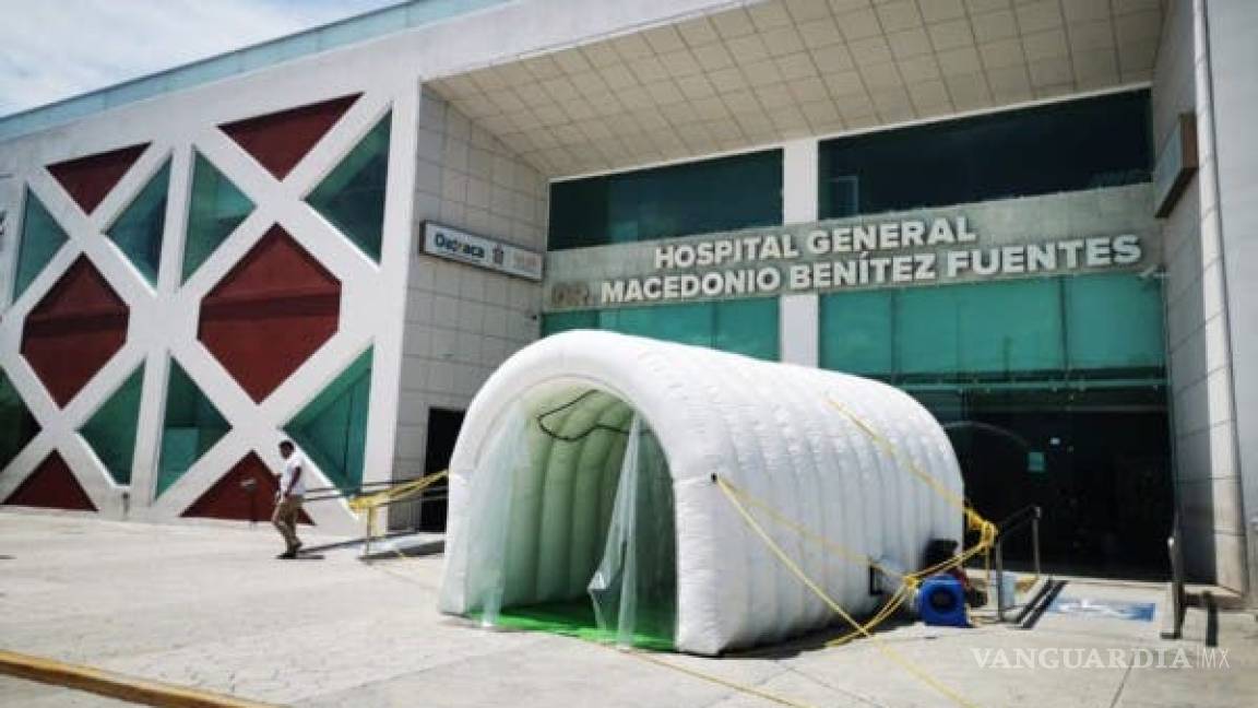 Hospital de Juchitán en cuarentena