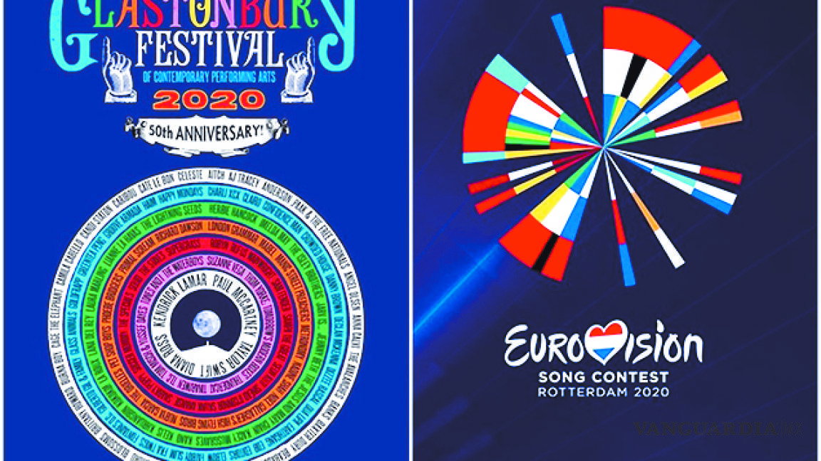 Por coronavirus cancelan dos festivales más: Glastonbury y Eurovisión