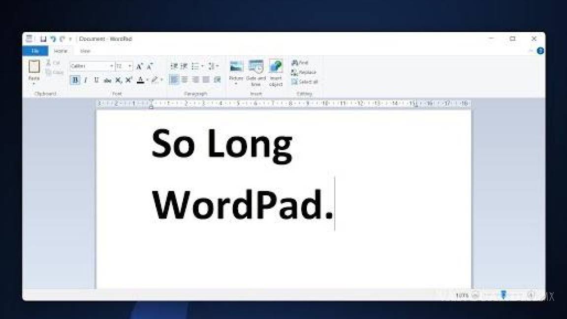 WordPad ya no estará en Windows, Microsoft lo relega tras 28 años