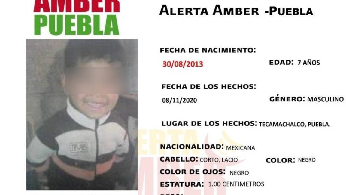 Localizan muerto a niño de 7 años reportado como desaparecido en Puebla