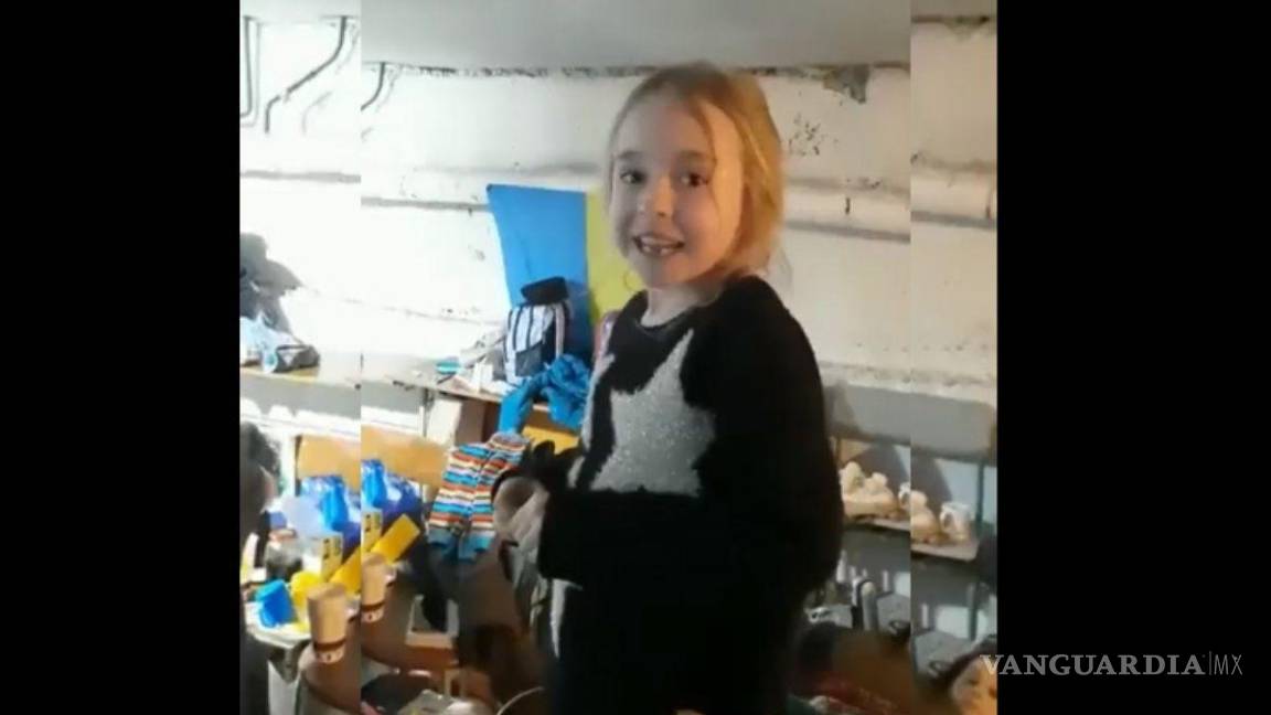 Niña canta ‘Let it go’ de ‘Frozen’ en un refugio de Ucrania y se vuelve viral