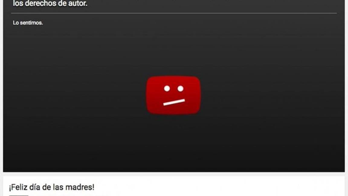 $!Facebook y Youtube 'tumban' felicitación de AMLO a mamás, por derechos de autor