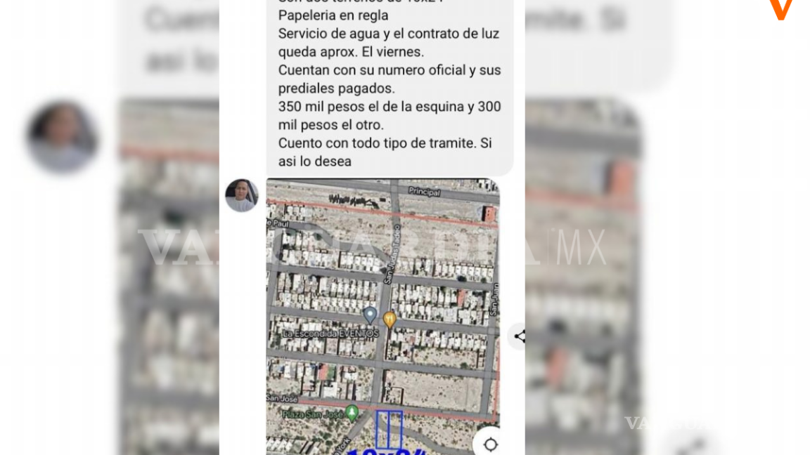 $!Uno de los predios se puso en venta con un valor de 350 mil pesos y el otro con un valor de 300 mil pesos.