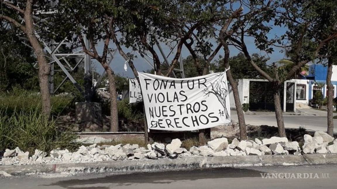 Protestan contra las obras adicionales por Tren Maya pobladores de Quintana Roo