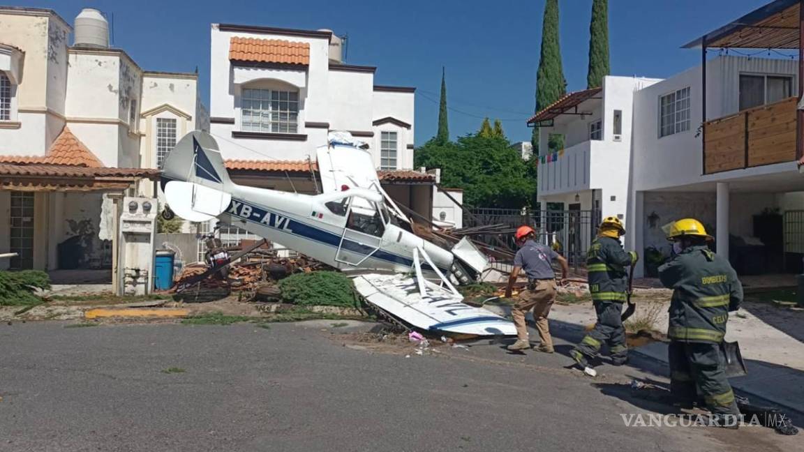 Desplome de avioneta en Celaya deja un herido