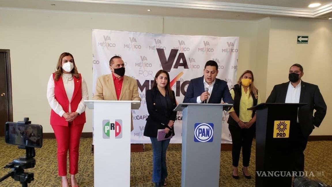 PRI, PAN y PRD van juntos por gubernatura en Aguascalientes