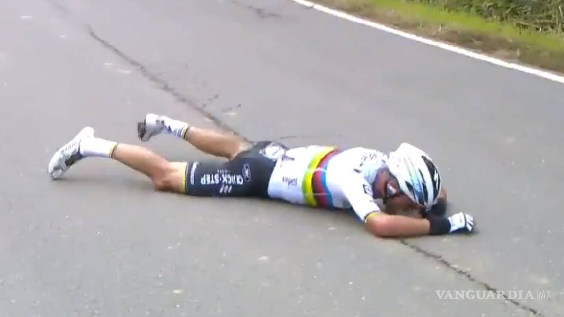 La impactante caída de un ciclista en el Tour de Flandes