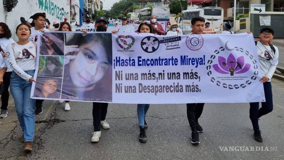 Familiares de desaparecidos marchan en Morelos