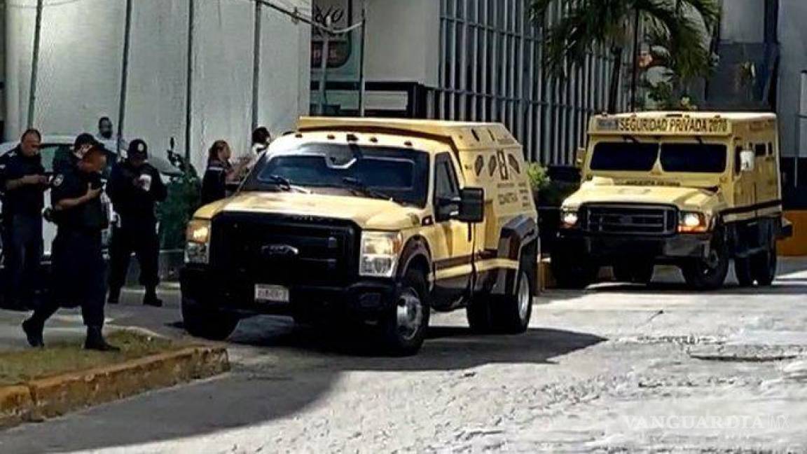 Reportan violento asalto contra camión de valores, resultó ser auto robo de casi cinco millones de pesos