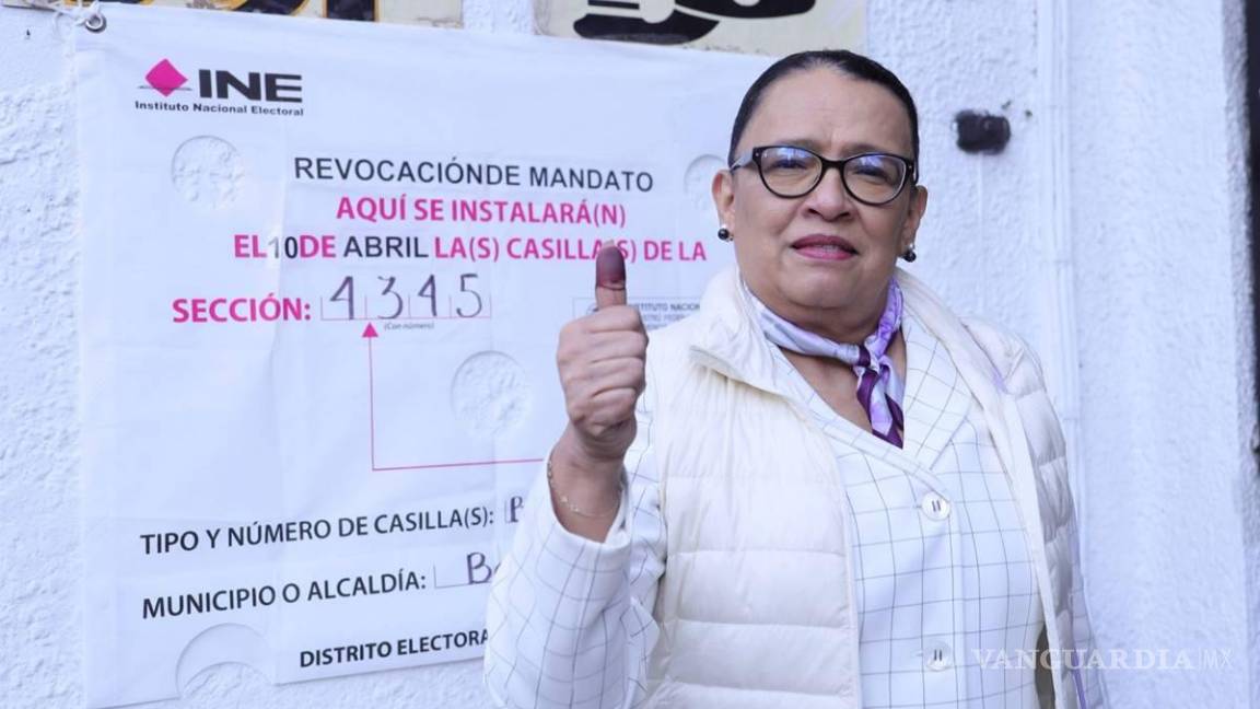 $!Se desplegaron 100 mil elementos de la Guardia Nacional por la consulta; jornada “transcurre en paz”: Rosa Icela Rodríguez