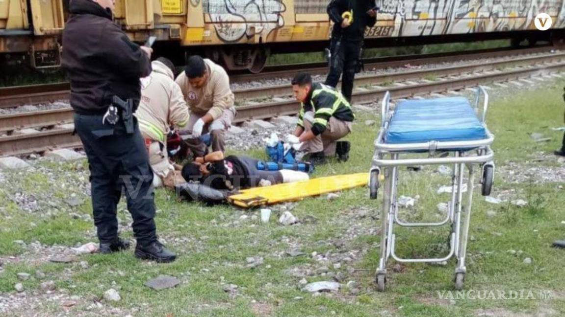 En Frontera, Coahuila, migrante dominicana pierde pisada y tren le amputa las piernas