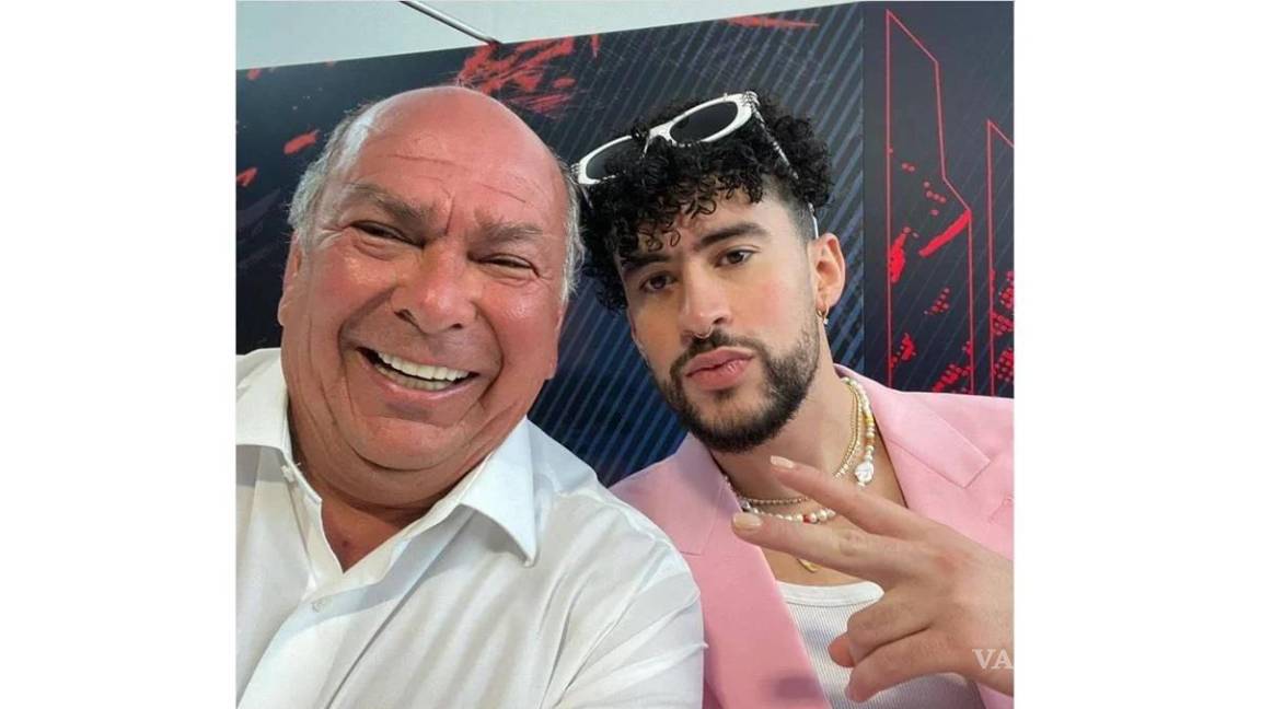 Papá de “Checo” Pérez, diputado de Morena, se tomó la foto con Bad Bunny en GP de Miami