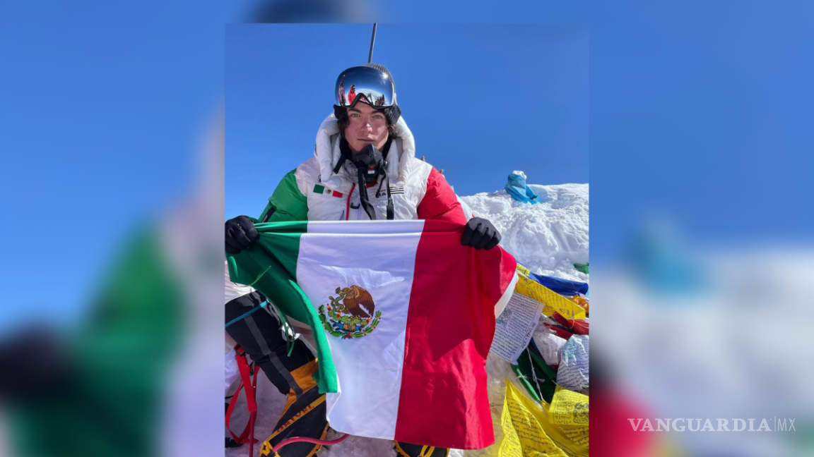 Él es Diego Martínez Álvarez, el mexicano de 19 años que rompió récord en el Monte Everest