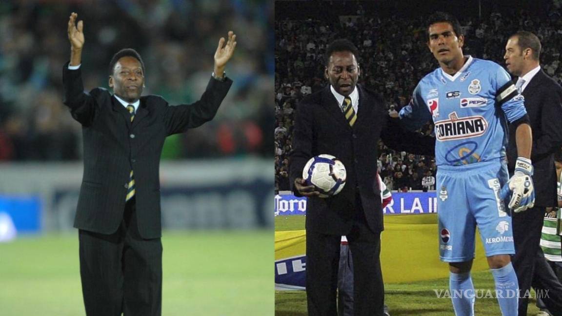 ‘Me siento como en casa’; el día que Pelé visitó el Estadio Corona en Torreón