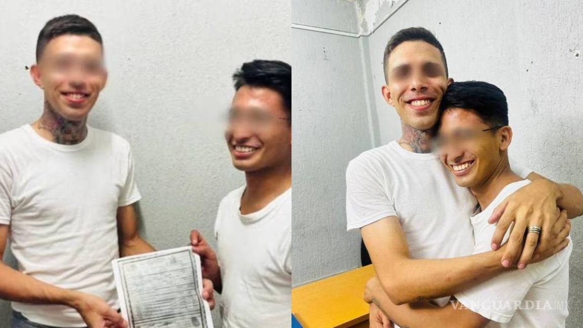¡Vivan los novios! Dos hombres contraen matrimonio dentro de un penal en Apodaca, Nuevo León