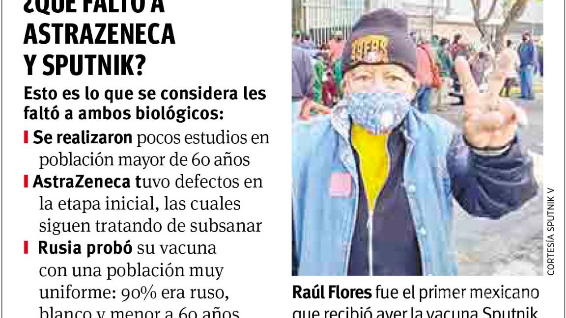 $!Advierte experta: faltan más ensayos en vacunas, alerta sobre biológicos de Astrazeneca y Sputnik V