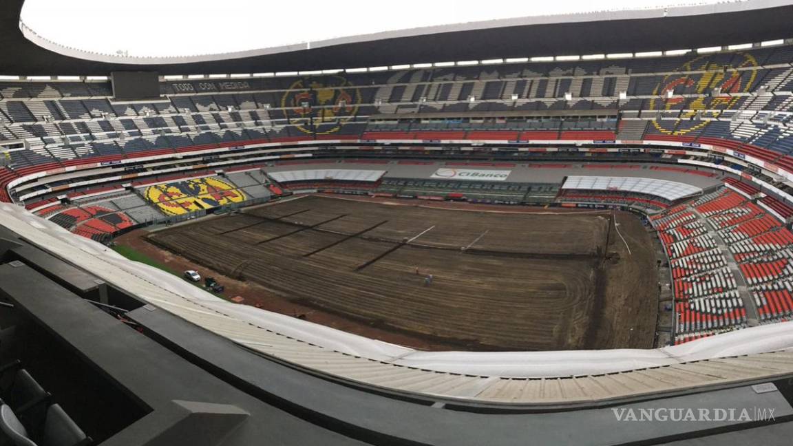 Estadio Azteca tendrá pasto de primer nivel para el próximo torneo