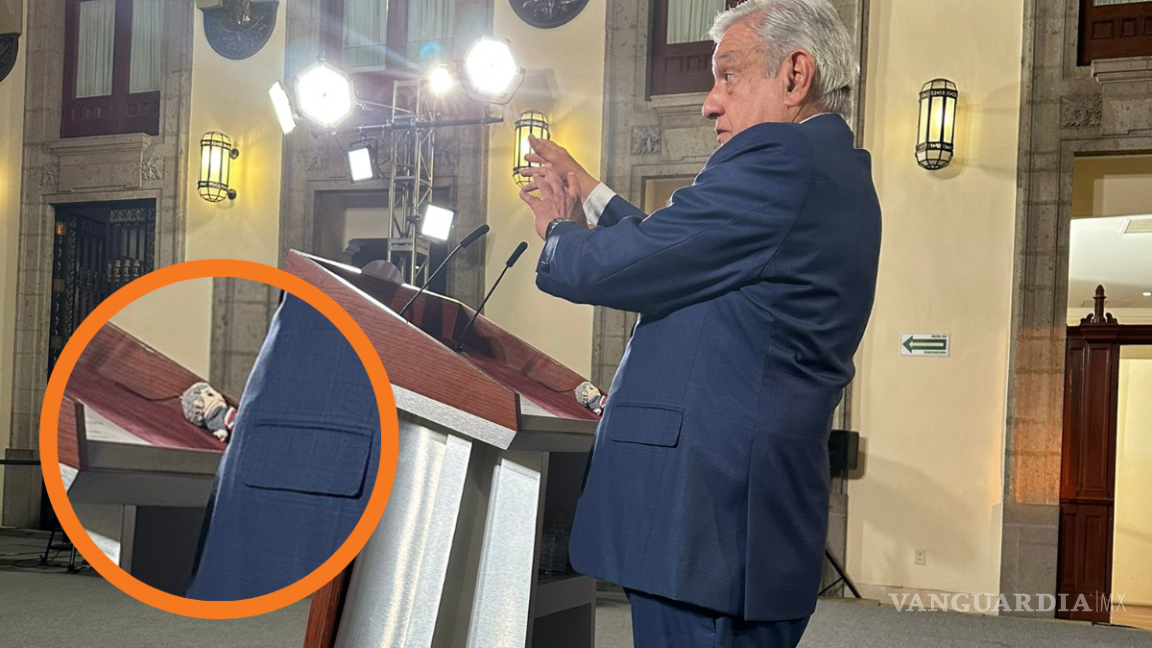 Captan a López Obrador con un ‘Amlito’ bajo la manga; lo lleva a la mañanera