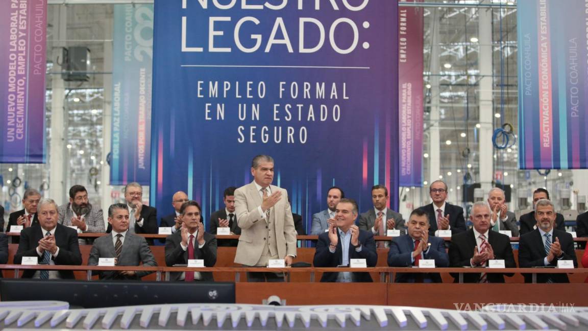 Destaca Miguel Riquelme firma del Pacto Coahuila 2023: es nuestro legado