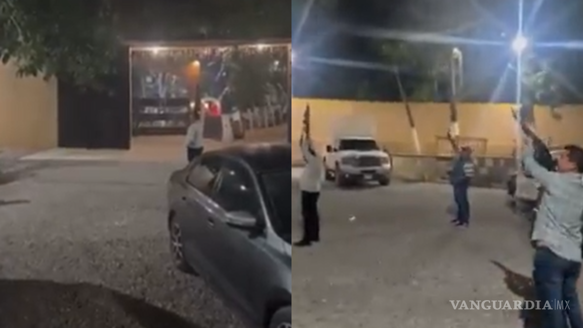 Captan a funcionarios de San Luis Potosí disparando durante celebraciones de Año Nuevo