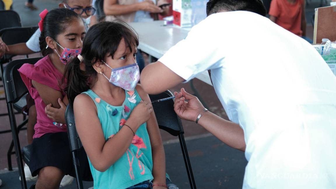Saltillo: anuncian jornada de vacunación antiCOVID para menores de 5 a 11 años