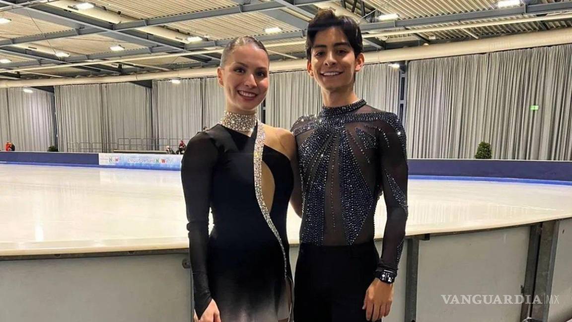 Andrea Montesinos y Donovan Carrillo conquistan campeonato de patinaje artístico en Alemania
