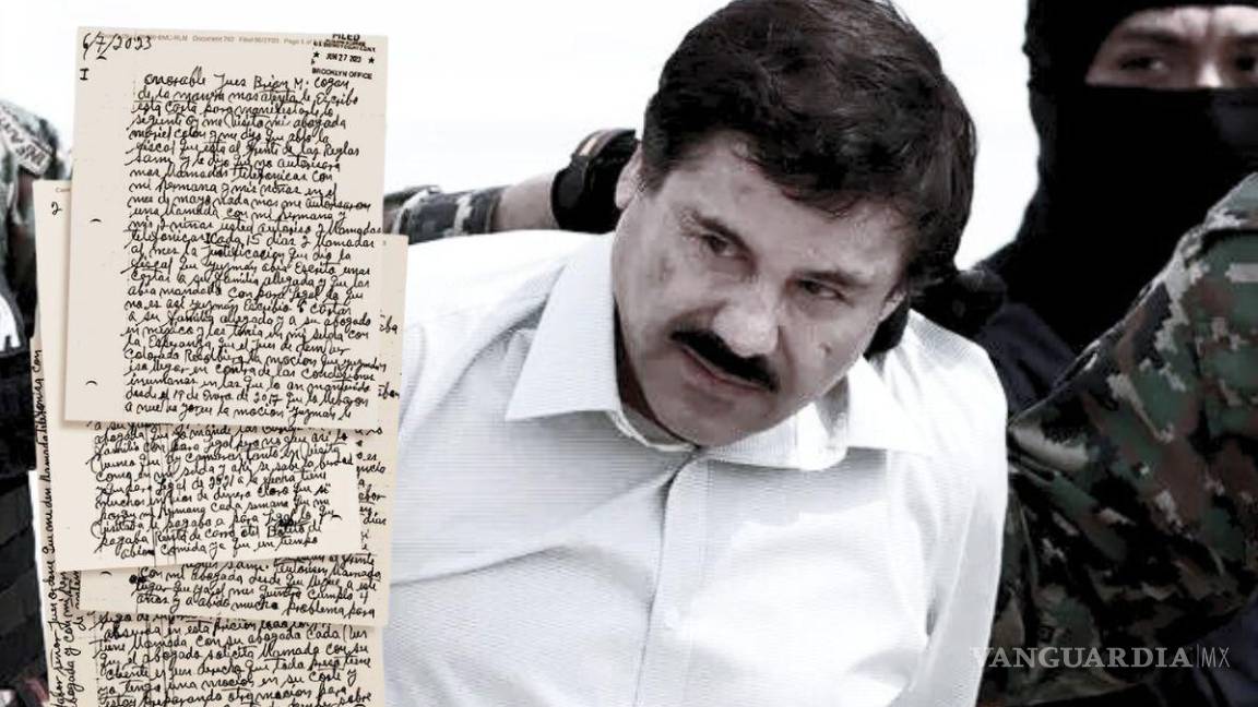 ‘Me tienen en condiciones crueles’, revela El Chapo; acusa violación de derechos humanos en Estados Unidos