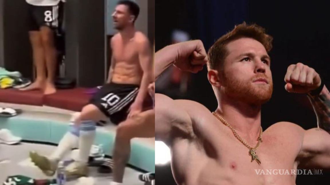 Captan a Messi pateando playera de México; ‘Canelo’ lo amenaza en Twitter