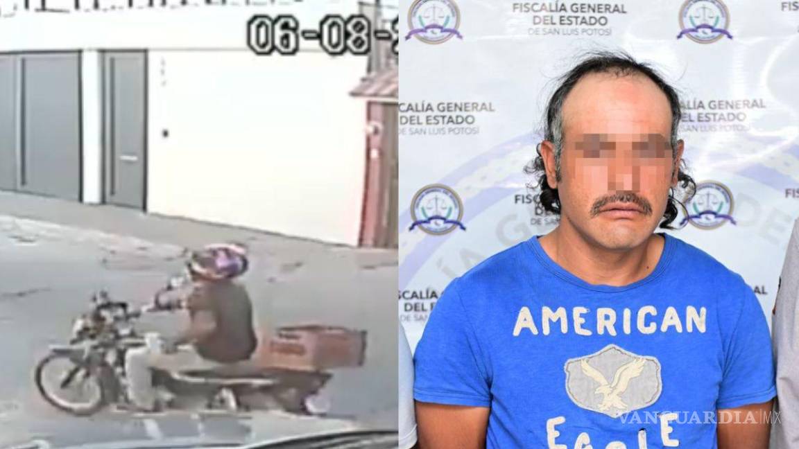 Detienen a motociclista que agredió a mujeres con un picahielo en San Luis Potosí