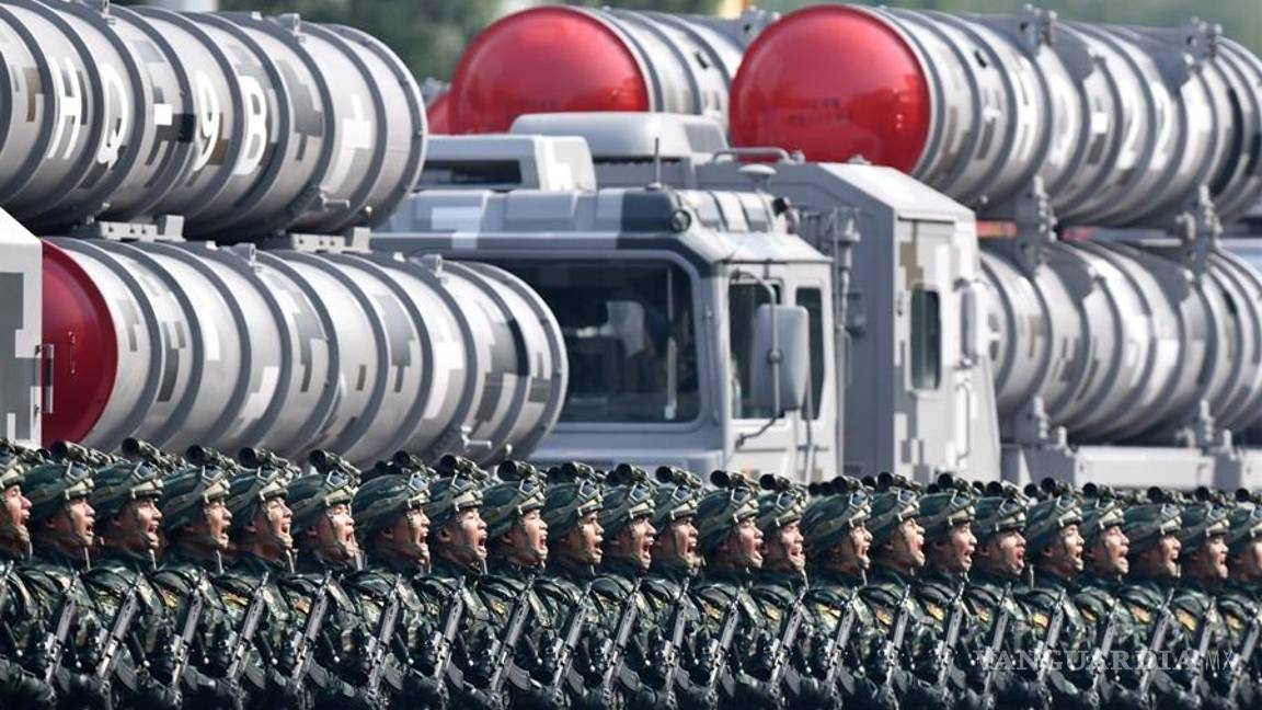 $!China exhibe su poderío militar en el mayor desfile de su historia