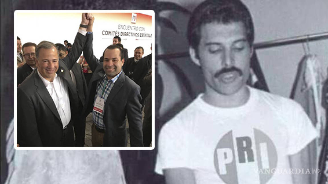 Priista utiliza imagen de Freddie Mercury para apoyar a Meade