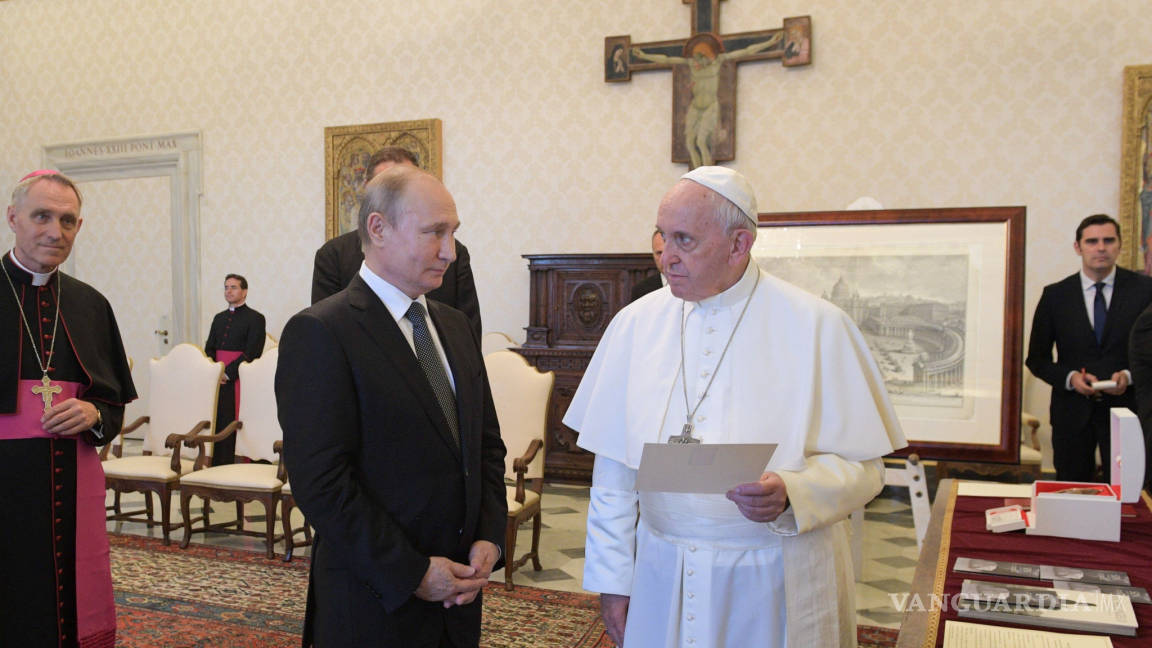 Se reúnen Putin y Papa: hablan sobre conflictos