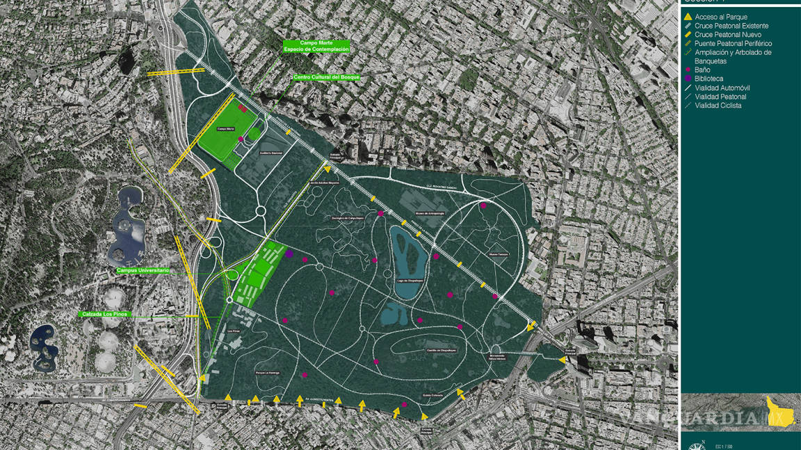 Exponen avances de Plan Maestro del Bosque de Chapultepec