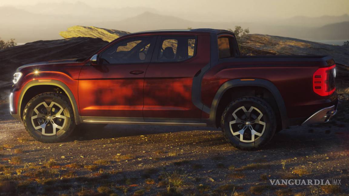 $!Volkswagen presentó la Atlas Tanoak Concept, imponente pickup
