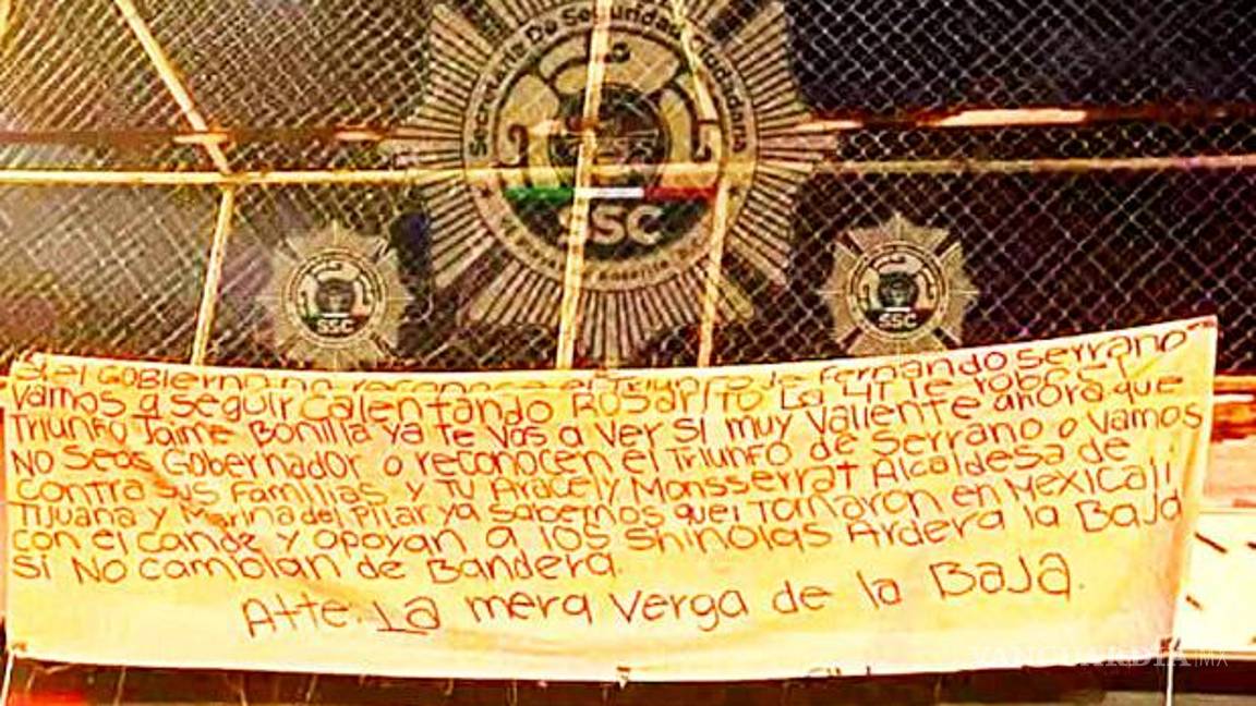 $!‘Arderá Baja California’... Cártel Jalisco Nueva Generación amenaza a Marina del Pilar Ávila, gobernadora electa