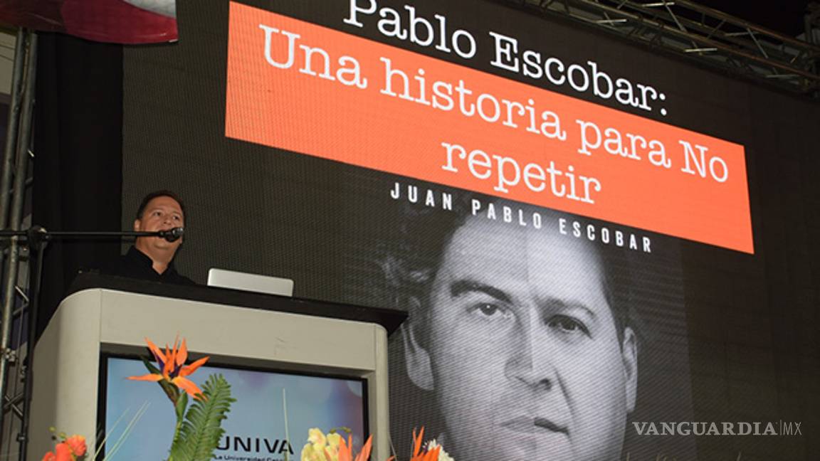 $!Viene Hijo de Pablo Escobar a Saltillo; dará una conferencia