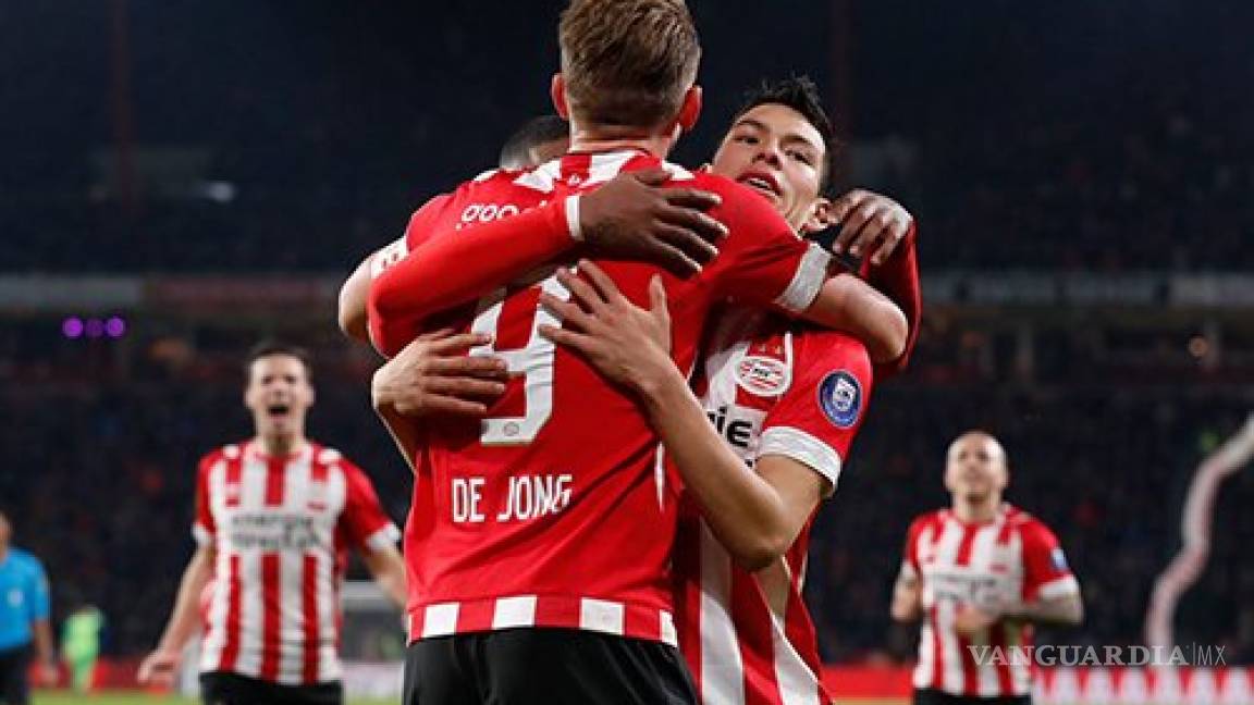Acumula el PSV del 'Chucky' Lozano 12 juegos invicto en la Eredivisie