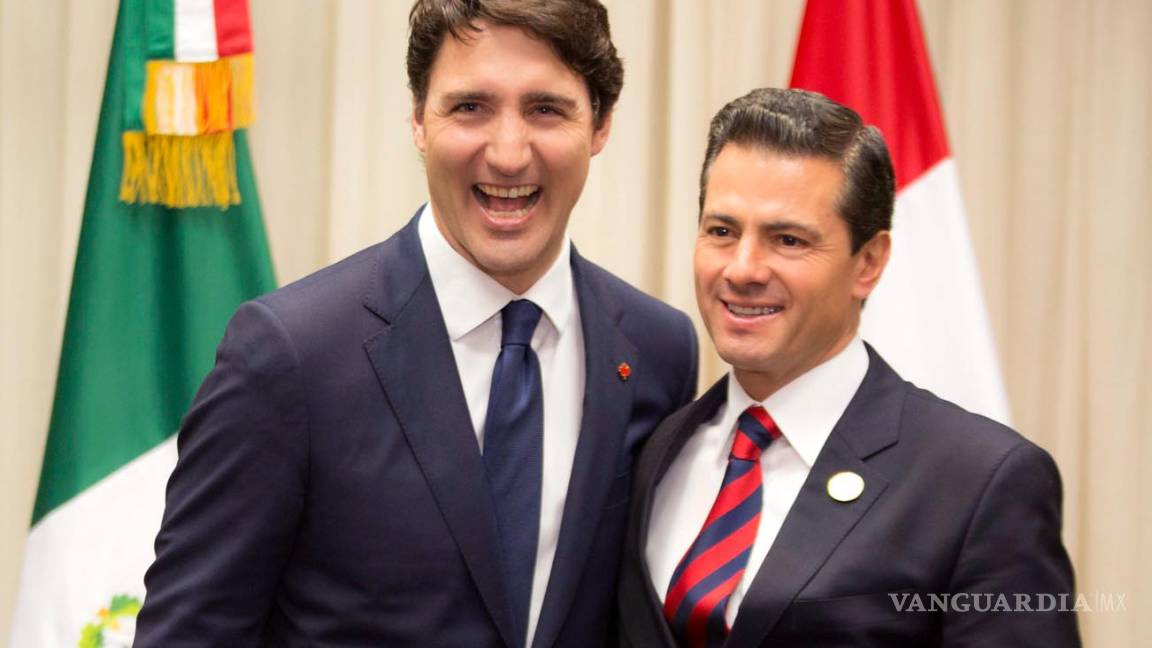 Peña Nieto y Justin Trudeau hablan sobre próxima firma de T-MEC