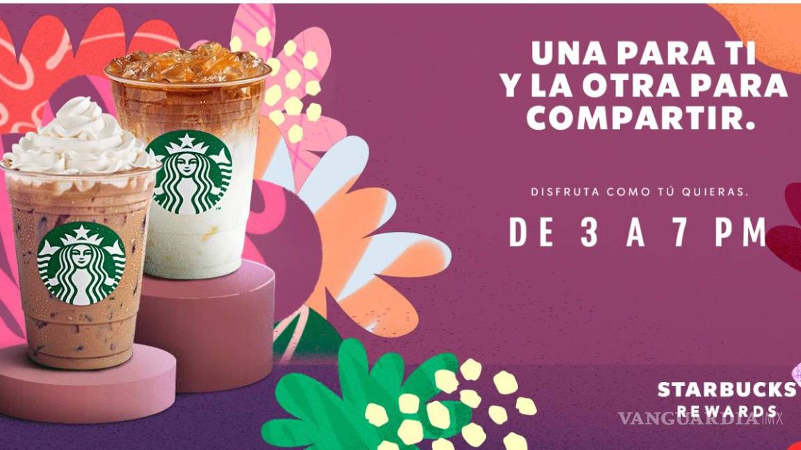 $!Starbucks ofrece 2x1 durante esta semana de abril: fechas y condiciones