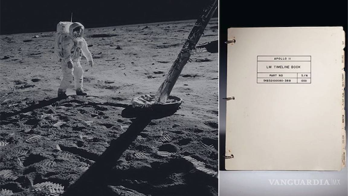 $!Primer manual para alunizaje del Apolo 11 podría venderse por 9 mdd en subasta