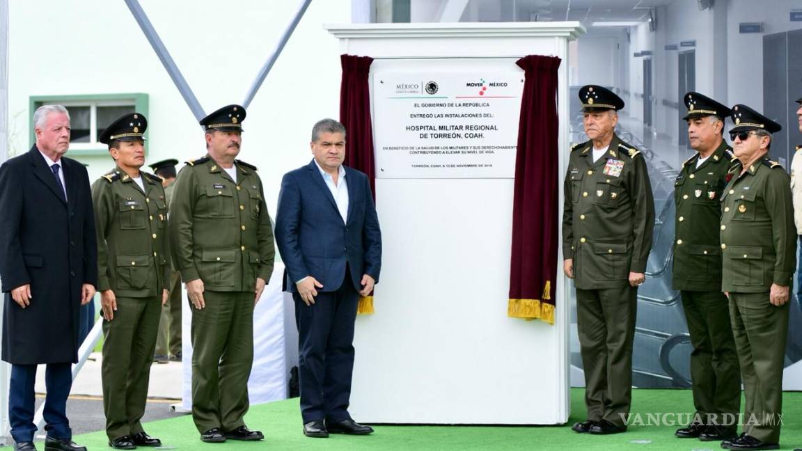 Inaugura Secretario de la Defensa Nacional Hospital Militar en Torreón