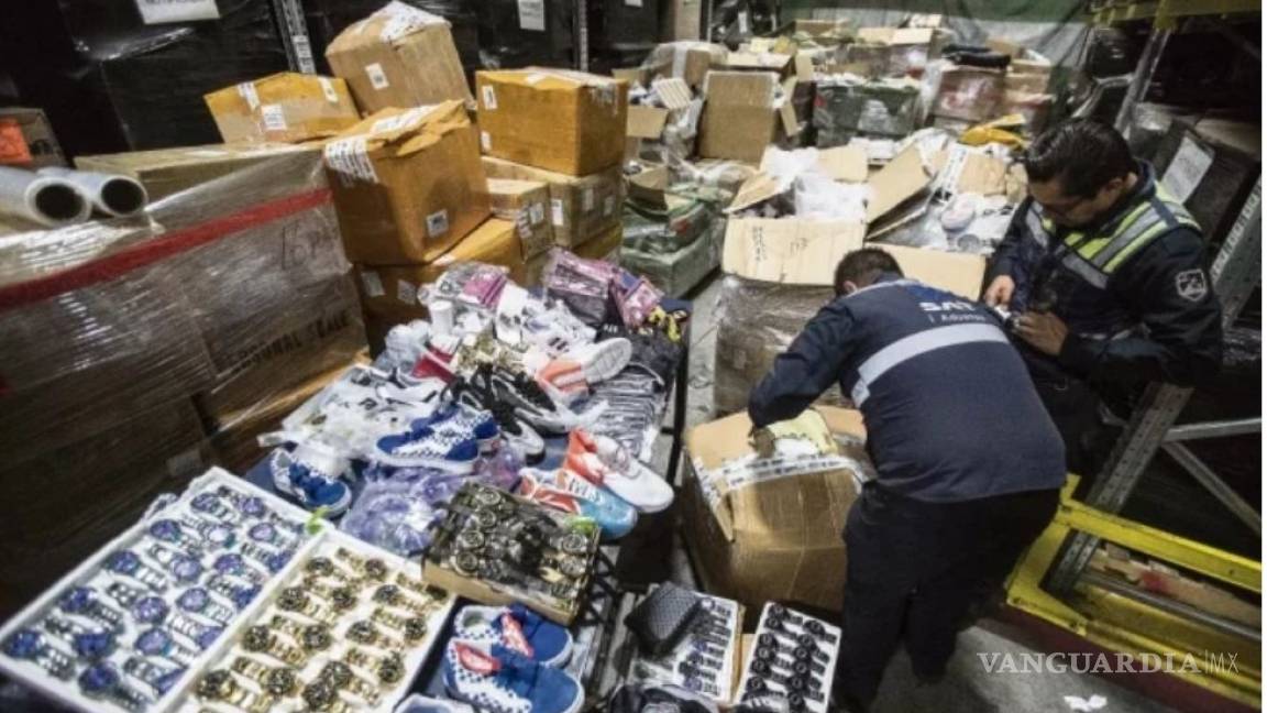 Golpe a piratería en aeropuerto: decomisan toneladas de falsos Nike,Gucci y Rolex