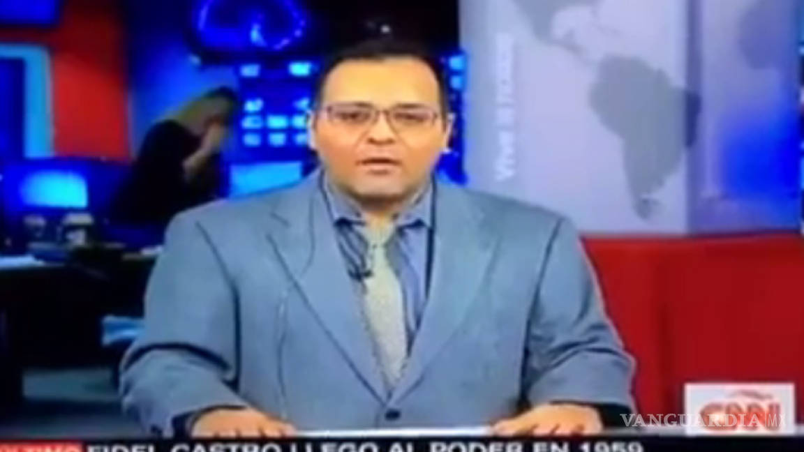“Fidel Castro ha murido”: Presentador de CNN comete error al aire