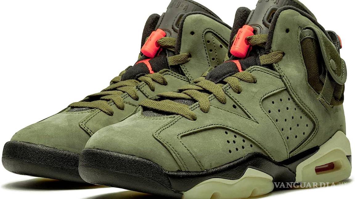 $!Los Air Jordan 6 Retro ‘Cactus Jack’ tienen un valor promedio de más de 10 mil pesos
