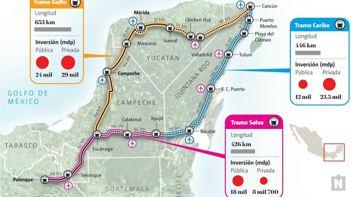 $!Empresas de asesores de AMLO buscan construir el Tren Maya