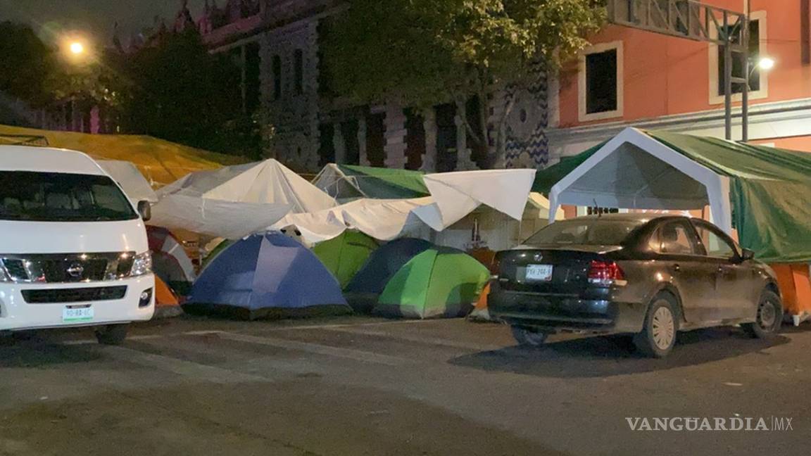 $!Campesinos retiran plantón en Segob tras 2 días de protestas